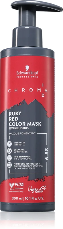Schwarzkopf Chroma ID Color Mask 300ml 6-88 Ruby Red