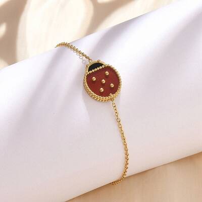 304 Stainless Steel Cable Chain Charm Bracelets for Women