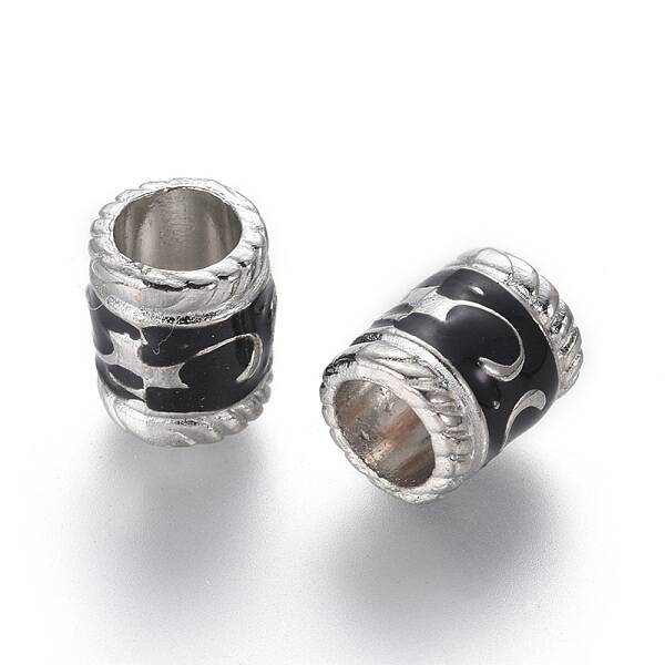 Enamel Alloy European Beads