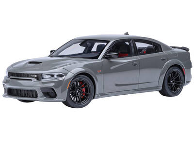 Dodge Charger Scat Pack Widebody Destroyer Gray 1/18 Model Car by Autoart