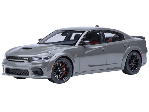 Dodge Charger Scat Pack Widebody Destroyer Gray 1/18 Model Car by Autoart