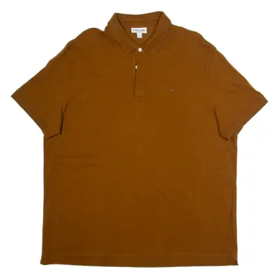 LACOSTE Mens Polo Shirt Brown 3XL