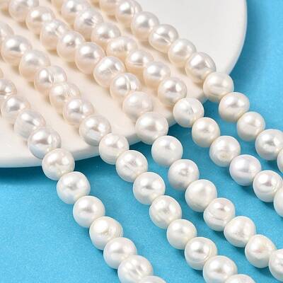 Natural Cultured Freshwater Pearl Beads Strands