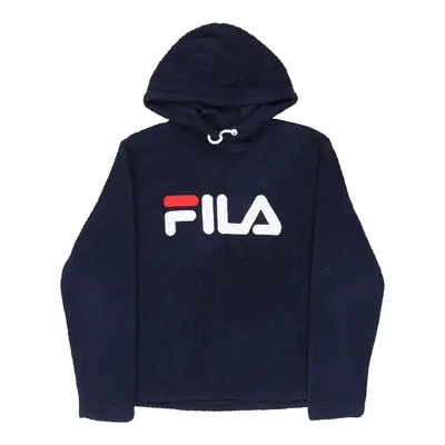 Fila Spellout Fleece - Large Navy Polyester