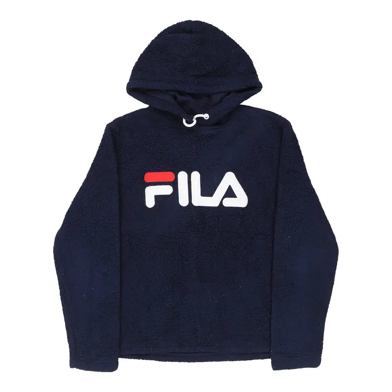 Fila Spellout Fleece - Large Navy Polyester