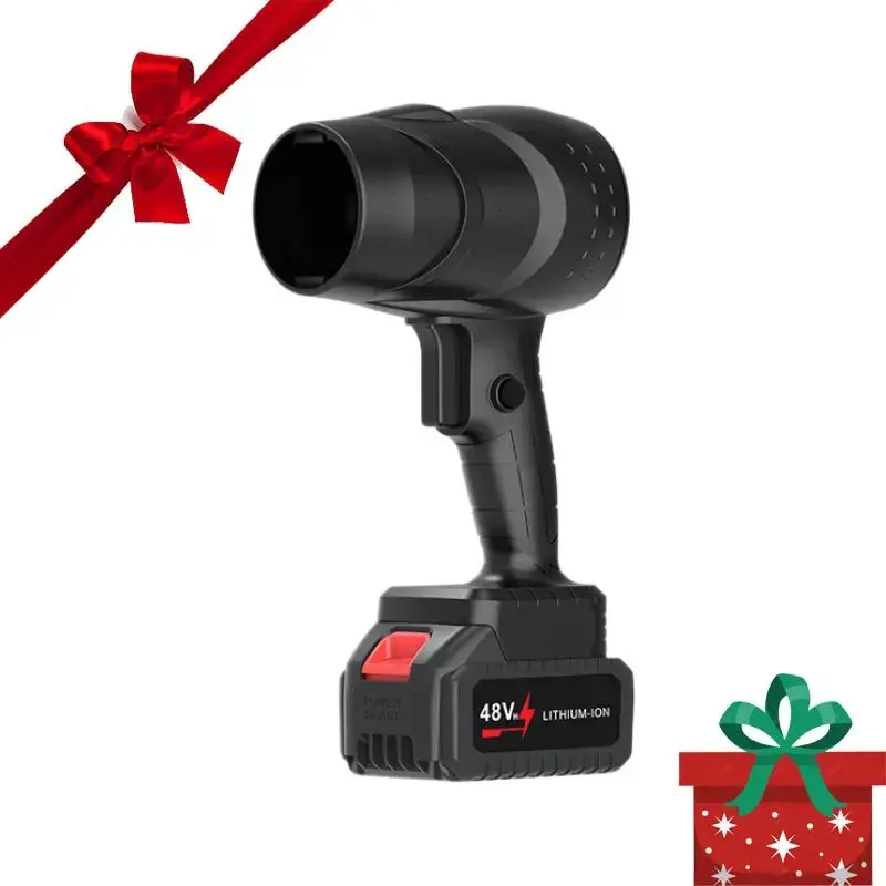 Rechargeable Lithium Jet Fan, Powerful Air Blower, Air Dust Collector, 48V Turbo Fan, Portable Handheld Electric Fan for Du...