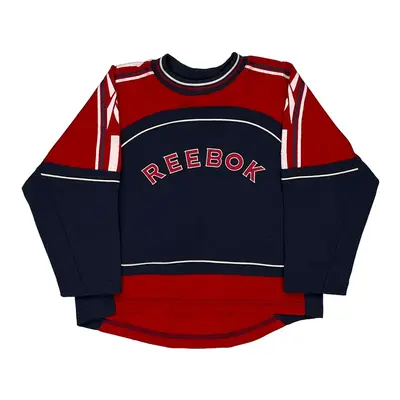 Age 4 Reebok Graphic Sweatshirt - 2XS Navy Polyester
