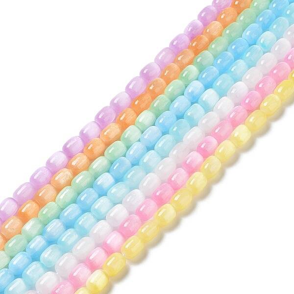 Natural Selenite Beads Strands