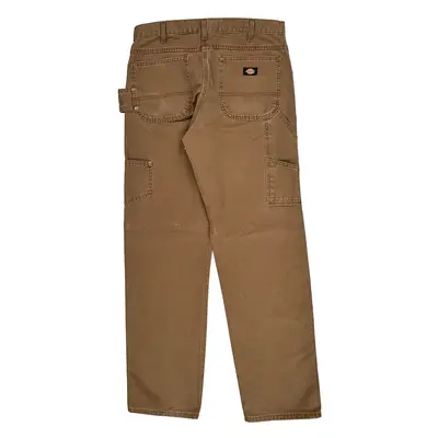 Dickies Carpenter Trousers - 35? Waist Brown Cotton