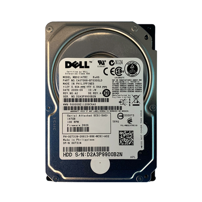 0G731N Dell 146GB 3Gb/s SAS 10000 2.5-Inch Hard Drive