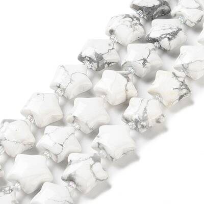 Natural Howlite Beads Strands