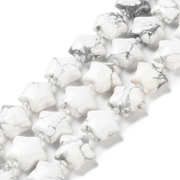 Natural Howlite Beads Strands