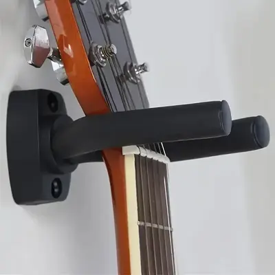 Guitar Wall Mount Hanger, Guitar Hanger, Easy-to-Install Guitar Wall Mount Hanger For All Sizes Of Guitars, Bass, Mandolin, B...