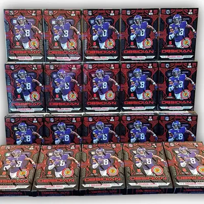 #3 *NATIONAL* Pick Your Team Panini Obsidian International Hobby Box CASE 20 Box Football Card Break