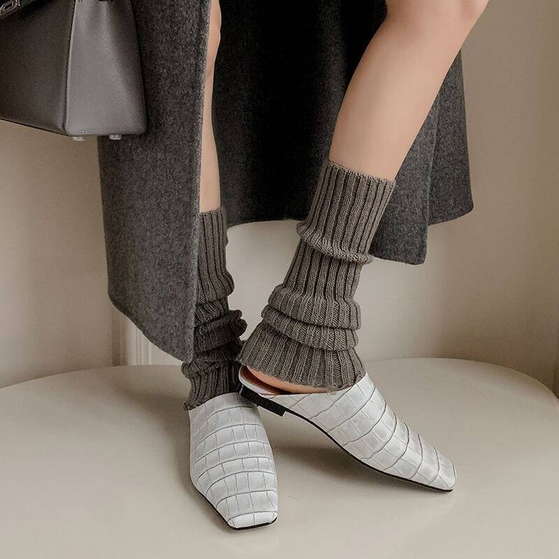 CHIKO Yareli Square Toe Block Heels Clogs/Mules Shoes