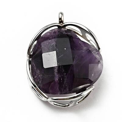 Natural Amethyst Pendants