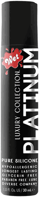 Wet Platinum Luxury Silicone Lubricant - 1 Fl. Oz.