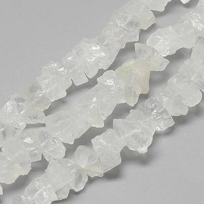 Natural Quartz Crystal Beads Strands