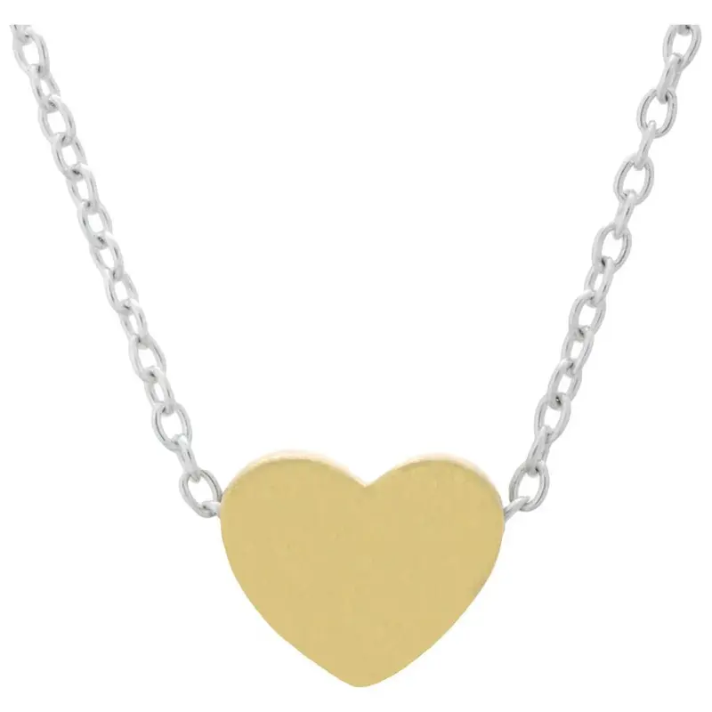 Lucky Heart Sterling Necklace - Small Heart