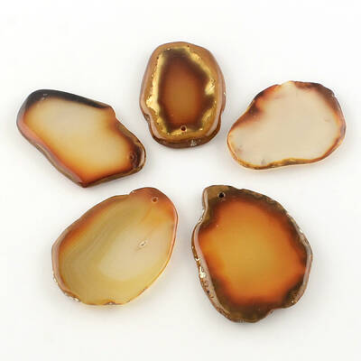 Nuggets Natural Carnelian Big Pendants