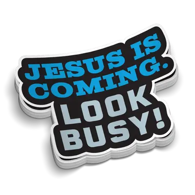 Look Busy -  Hard Hat Decal