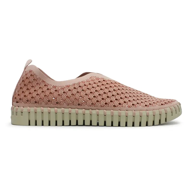 Ilse Jacobsen Tulip 3275 Textile Women's Slip On Shoes - Adbe Rose - Size:US 10 Women