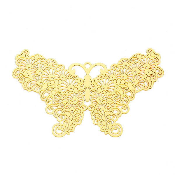 Brass Filigree Big Pendants