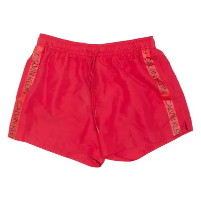 CALVIN KLEIN Mesh Lining Mens Swimming Shorts Red Relaxed S W28