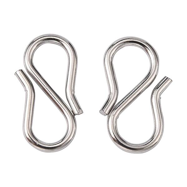 Tarnish Resistant 304 Stainless Steel S-Hook Clasps