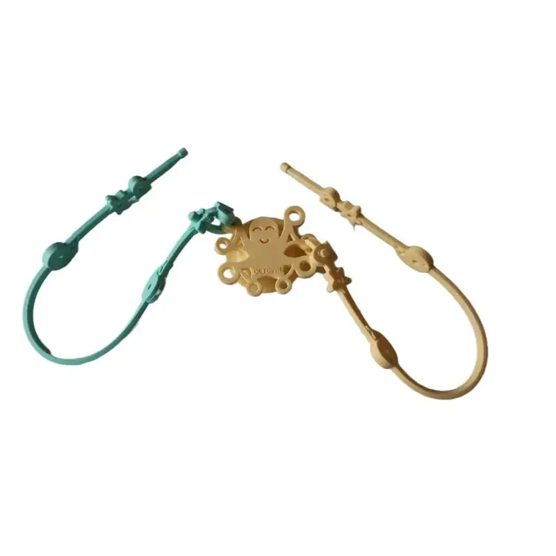 Octopal Anchor and Two Tethers - Colors Vary - The Octopal Anchor keeps toys and utensils off the floor during meal time!