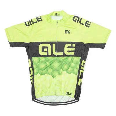 ALE Cycling Mens Jersey Green 1/4 Zip L