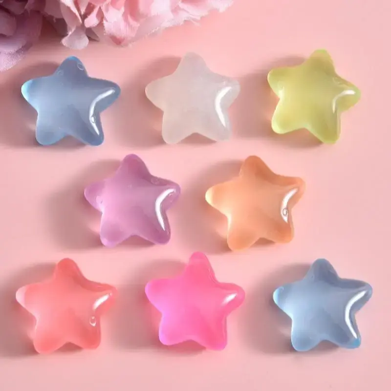 Mini Simulation Cartoon Starfish (20pcs/50pcs), DIY Handmade Jewelry Resin Accessories, Micro Landscape Ornaments For Fish Ta...