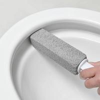 Pumice Toilet Cleaning Brush, 1/2/5 Counts Plastic Toilet Stain Bathroom Scar Cleaning Brush, Yellow Scale Powerful Pumice Br...