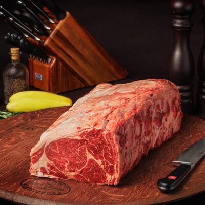 BlackboxMeats Beef Whole Upper 1/3 Choice Boneless Ribeye, 15lb