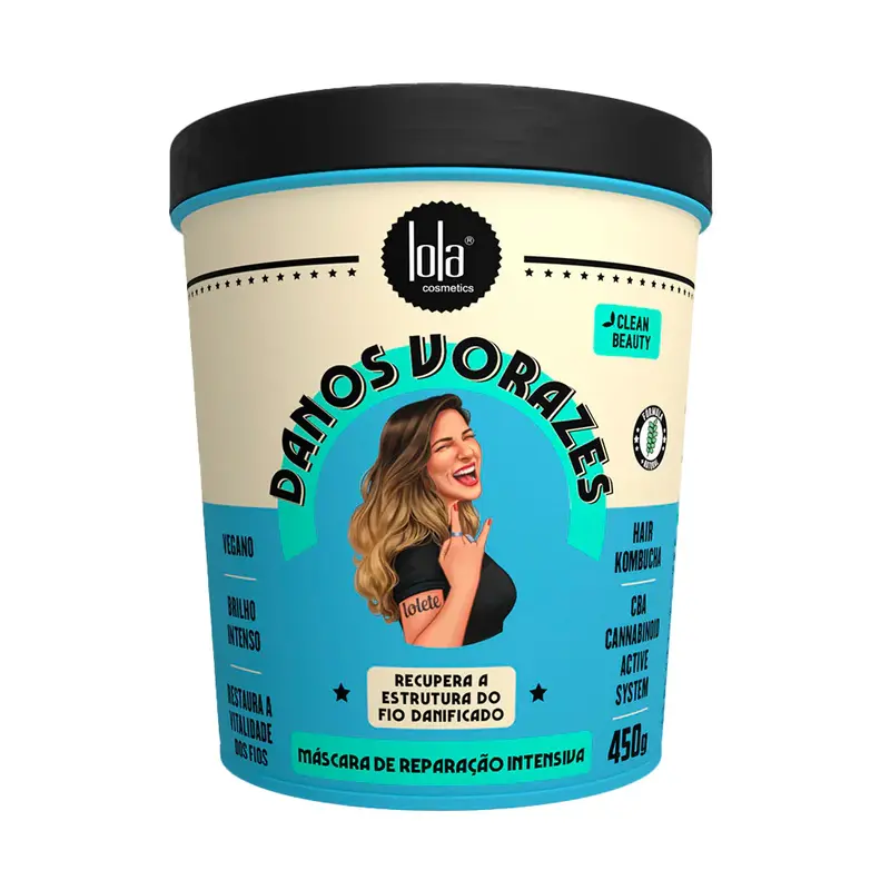 Lola Cosmetics Danos Vorazes Maschera Crema Trattamento Capelli Riparatrice 450 g