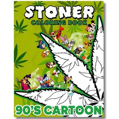 Stoner Coloring Book: 40+ Trippy Pages to Unwind and Enjoy (Unique Gift for Fans and Weed Enthusiasts) stress-free coloring u...