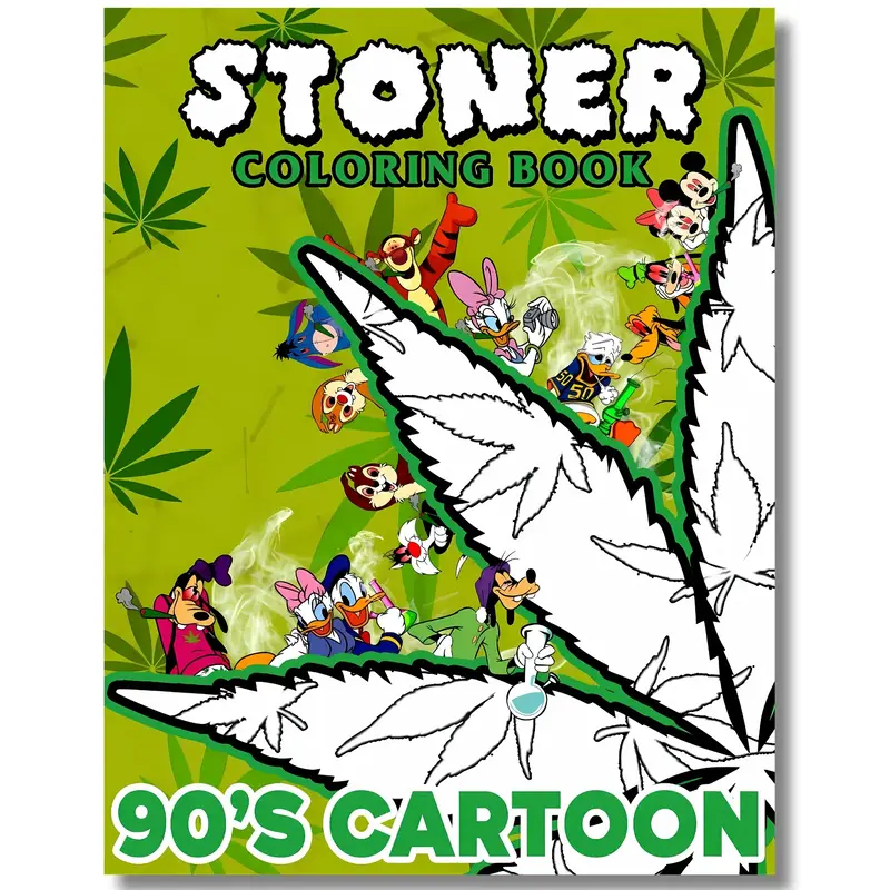 Stoner Coloring Book: 40+ Trippy Pages to Unwind and Enjoy (Unique Gift for Fans and Weed Enthusiasts) stress-free coloring u...