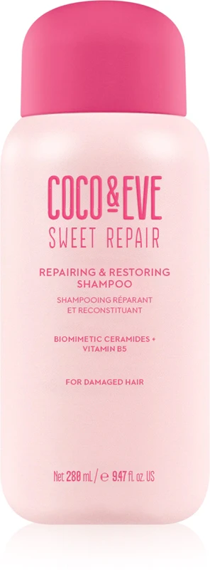 Coco & Eve Sweet Repairing & Restoring Intense Regenerating Shampoo For Damaged And Dyed Hair 280 Ml