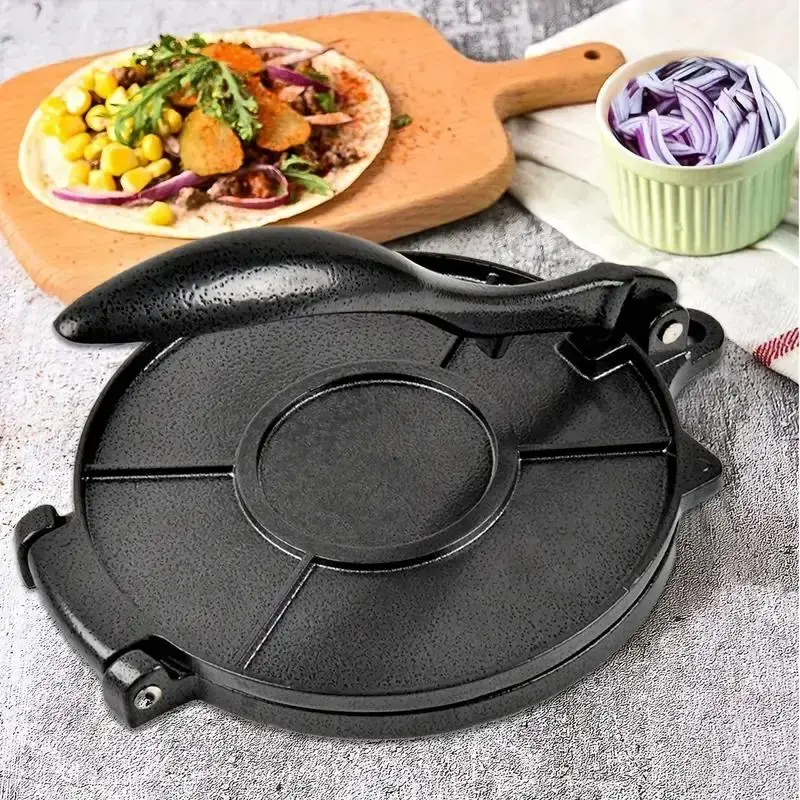 Durable Taco Press, 1 Count Manual Tortilla Maker Press, Taco Pancake Mold, Household Practical Kitchen Utensils, Kitchen Gad...