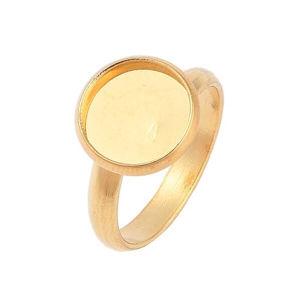 Adjustable 304 Stainless Steel Finger Rings Components