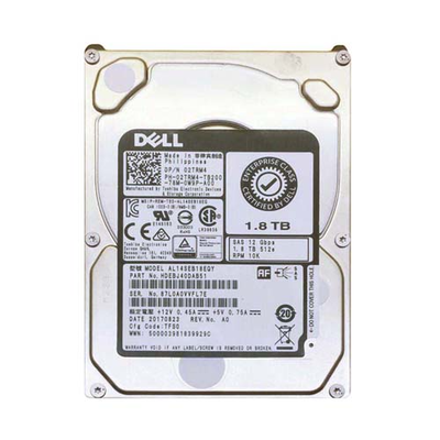 02TRM4 Dell 1.8TB 12Gb/s SAS 10000 2.5-inch 128MB Hard Drive