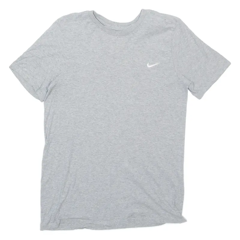 NIKE Athletic Cut Mens T-Shirt Grey S