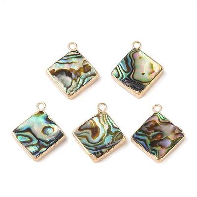 Natural Paua Shell Pendants