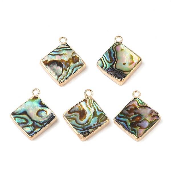 Natural Paua Shell Pendants