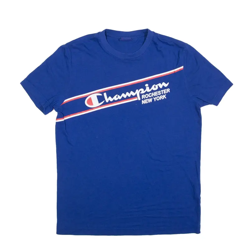 ELLESSE New York T-Shirt Blue Short Sleeve Mens S