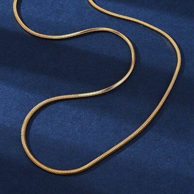 304 Stainless Steel Snake Chain Necklaces