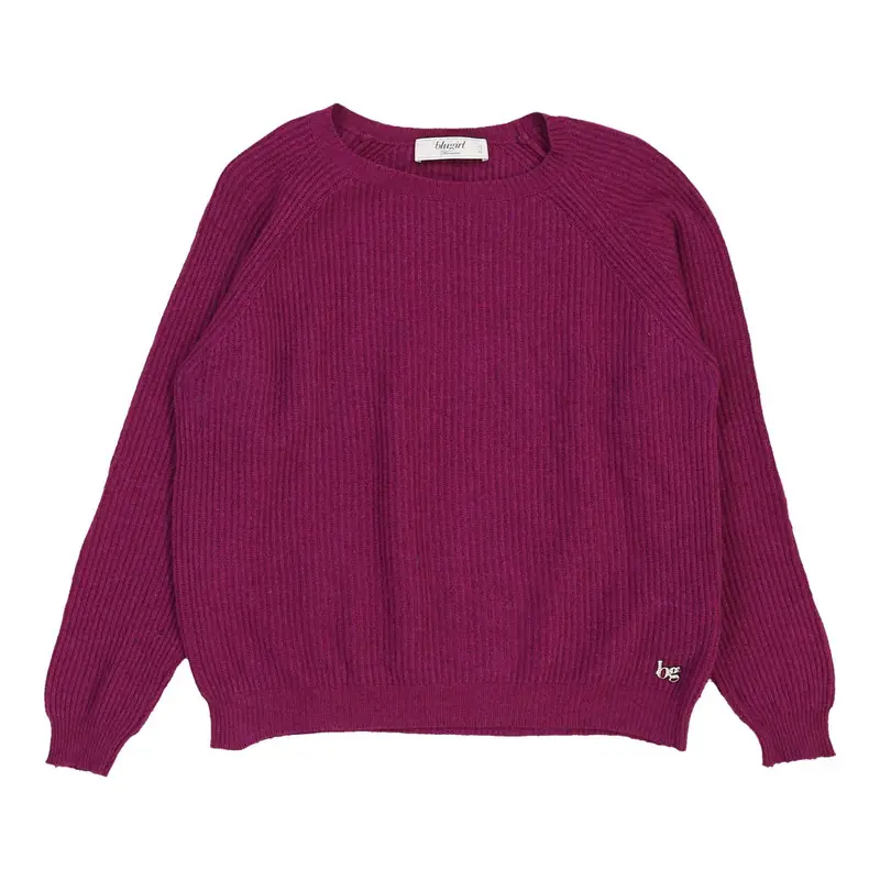 Blugirl Jumper - Medium Pink Wool Blend | Size: medium