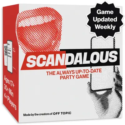 Scandalous Always Up-To-Date QR Code Party Game