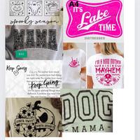 SINGLE COLOR SCREEN PRINT TRANSFER PACK SALE