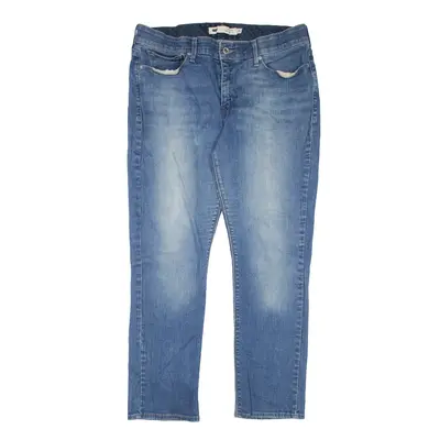 LEVI'S 525 Jeans Blue Denim Slim Straight Stone Wash Womens W30 L25
